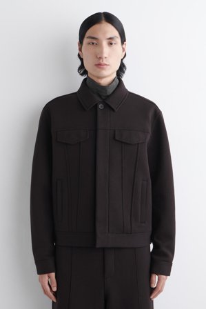 COS Scuba Trucker Jacket in Brown - Men