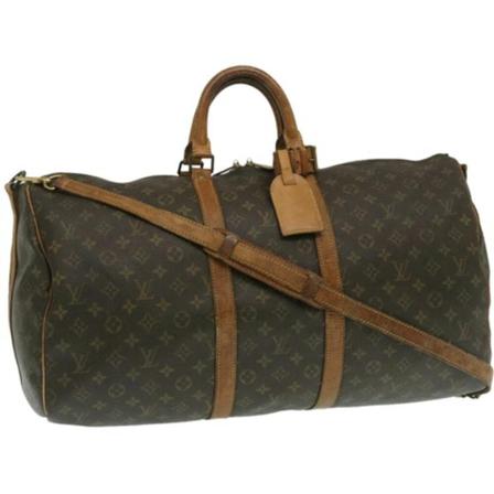 Louis Vuitton Vintage, Pre-owned Bag Bruin, Dames, Maat:ONE Size,leer