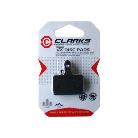 CLARKS Bremseklodser til SHIMANO/TEKTRO & TRP Organisk