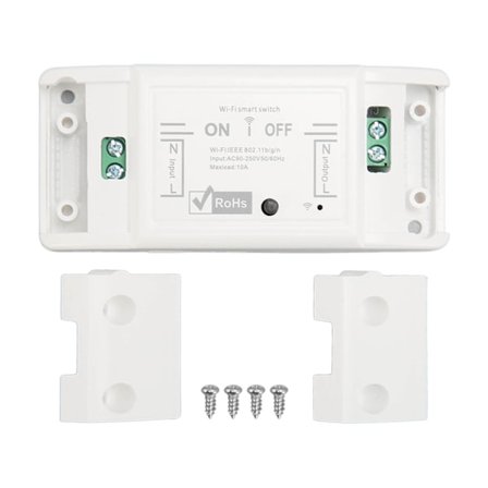 Mini Smart Relay WiFi-bryter 8 Grupper Tidsstyring Brannsikker V0 Trådløs Lys Fjernkontrollmodul for Tuya APP for ZigBee