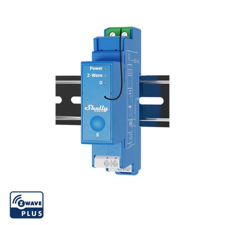 Shelly Relais "Wave Pro 1" max 16A Z-Wave DIN-Rail