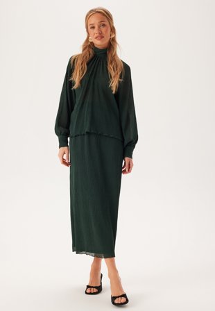 BUBBLEROOM-Structured Maxi Skirt-XS