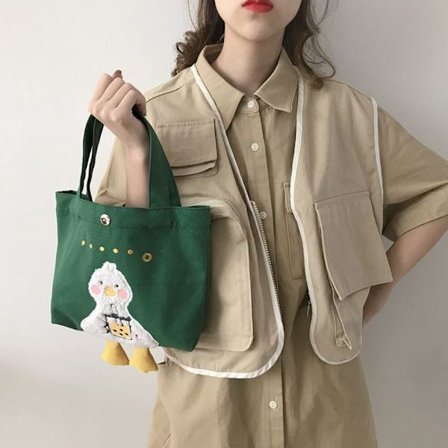 Canvasväska Shoppingväskor EEE AND AND