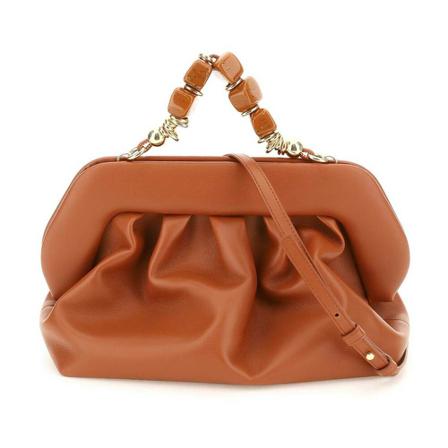 THEMOIRè, Handbag Bruin, Dames, Maat:ONE Size,leer