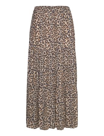Carcikka Long Skirt Aop Beige ONLY Carmakoma