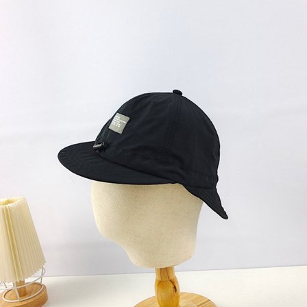 Udendørs bredskygget solhat (sort), dobbeltlags klassisk kamp Ar