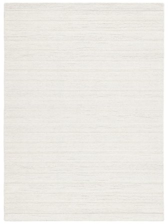Tapis De Laine Ribbone Blanc Oeko-Tex