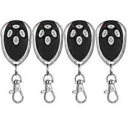 4 st 4-kanals fjärrkontroll för grindöppnare Kompatibel med LM123 433.92mhz Garageport Fjärrkontroll Transm