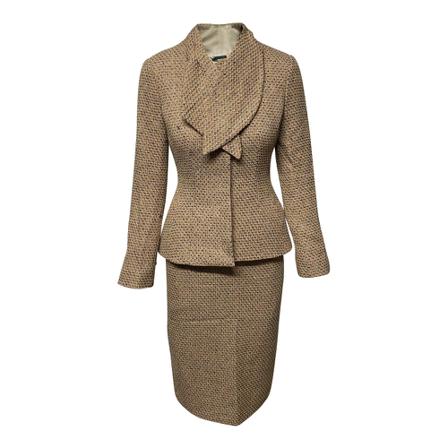 Alexander Mcqueen Pre-owned - Vintage - Beige - Dam - Storlek: S, Dam, Storlek: S