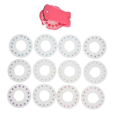 Barns Bling Hårstyling Verktøy Jenter Morsom DIY Rhinestone Setting Enhet Refill Sett Bursdagsgave