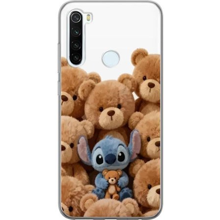 Kompatibel Mobilcover til Xiaomi Xiaomi Redmi Note 8 Sød og sikker illustration med Stitch omgivet af bamser, der skaber en varm og legende følelse