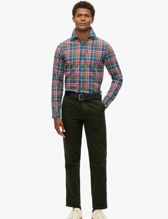 Superdry Merchant 5 Pocket Work Pant - Green - 32 x 34