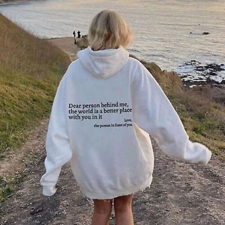 Dear Me Behind Sweatshirt Person Hoodie, Dear Me Behind Dear S/M/L/XL/XXL/3XL/4XL