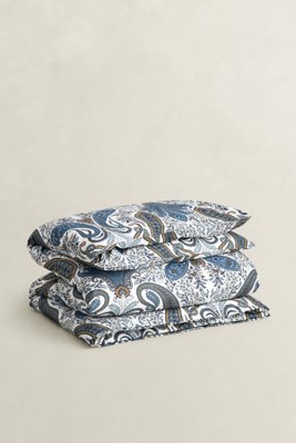 GANT - Key West paisley enkeltdynetrekk 140x200cm og 140x220cm sateen blue