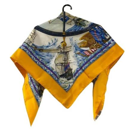 Hermès Vintage Pre-owned Silk scarves Gul, Dame Vintage Accessories, Størrelse: ONE Size