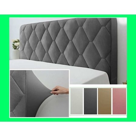 Grå, 160 cm sänggavelskydd, sänggavelskydd dekorativt skydd