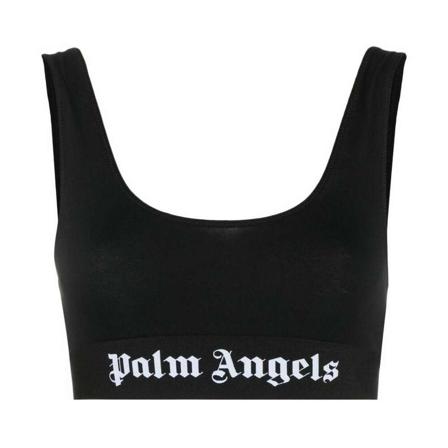 Palm Angels Sport Bras Sort, Dame Sports-BH, Størrelse: XS