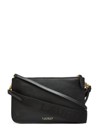 Leather Medium Landyn Crossbody Bag Black Lauren Ralph Lauren