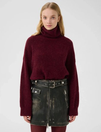 Gestuz Alphagz Rollneck - Burgundy - M