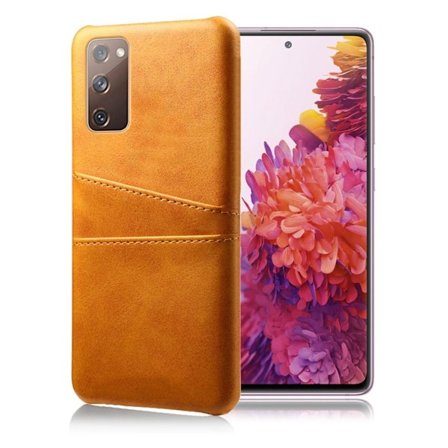 Dual Card Samsung Galaxy S20 FE 5G / Samsung Galaxy S20 FE kotelot - Ruskea