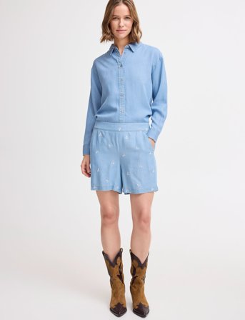 b.young Bykosmo Shorts - - Blue - 38