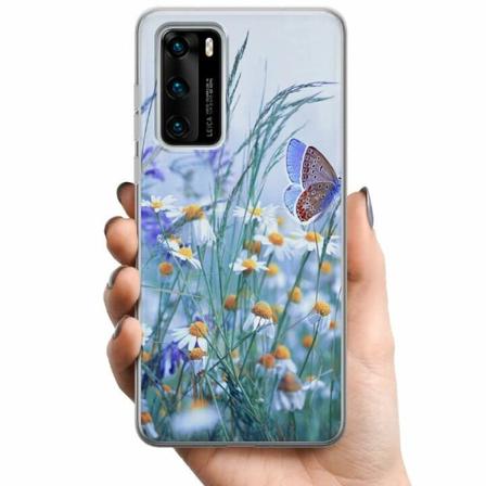Huawei P40 Tpu Mobilskal Blommor