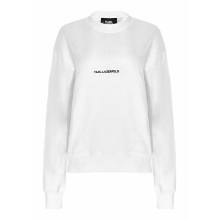 Karl Lagerfeld, Sweatshirt Wit, Dames, Maat:S