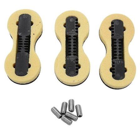 Fcs Fusion Fin Box Surfboard Fin Surf Fin (3 stk) Svart 9 Grader