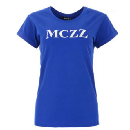 Maicazz Bonora T-Shirt , Blauw , Dames , Maat: XL