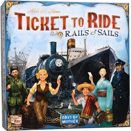 Ticket to Ride: Rails & Sailing - Days of Wonder Brettspill | 2-5 Spillere - Perfekt