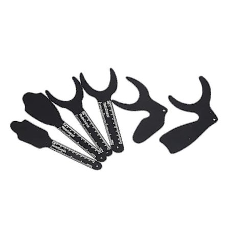 6 st Intraorala Fotografiska Svarta Bakgrunder Metall Dental Foto Bakgrund Kontrastor Tillbehör