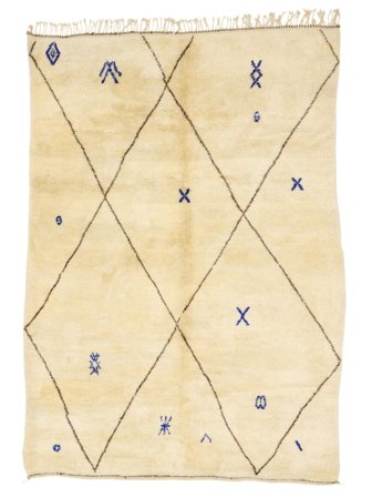 Dywan Berber Moroccan - Beni Ourain 203X285 (Wełna, Maroko)