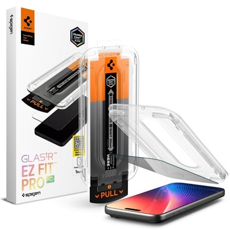 Spigen iPhone 17 Pro Max/16 Pro Max Skärmskydd GLAS.tR "Ez Fit Pro"