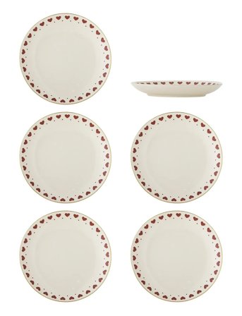 Jolly Plate Red Bloomingville