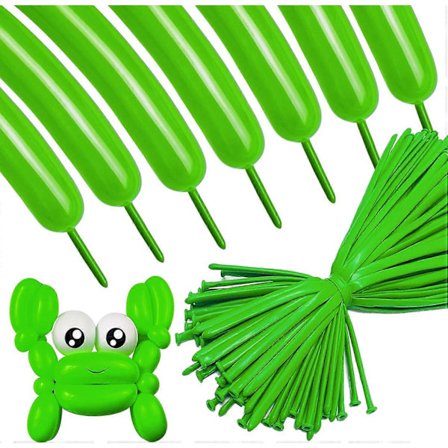 260 lange balloner til ballonfigurer 100 stk. fortykkende latex modelerings lange magiske balloner snoede DIY dyreballoner til begyndere børnefest