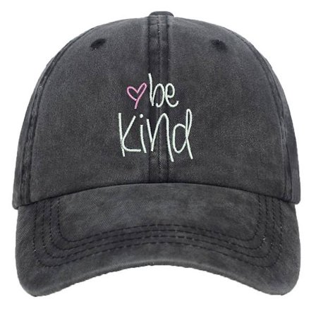 Dam Basebollkeps Unisex Mode Bomull Polo Stil Roliga Inspirerande Citat Säsongsbetonade Utomhus Reskeps (svart)