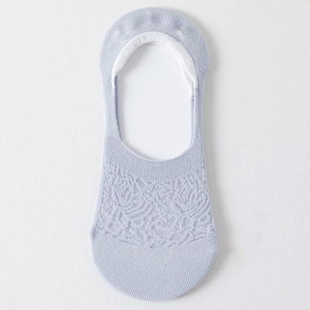 Dam Invisible Socks Mujer Halkfri Fotled Låg Kvinnlig Mesh Cott