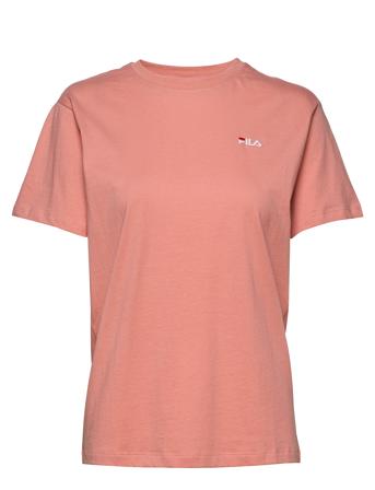 Women Eara Tee T-shirts & Tops Short-sleeved Rosa FILA*Betinget Tilbud