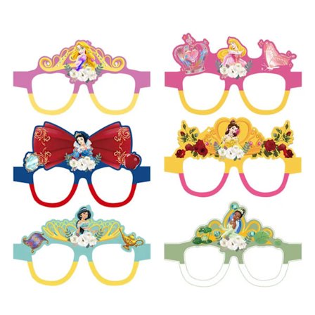 6~8 kpl/setti Disney Lilo & Stitch Juhlakoriste Paperilasit Maskit Valokuva Cosplay Rekvisiitta Lasten Hyvää Syntymäpäivää Juhlatarvikkeet