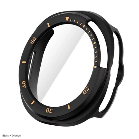 Skal för Samsung Galaxy Watch 8 Classic Tillbehör Härdat Glas Skärmskydd Stötfångare Galaxy Watch 8 Classic 46mm PC-skydd