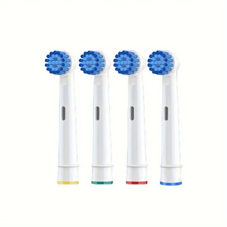 4/16/20/80 st Elektrisk Tandborsthuvud För Oral B Sensitive Ersättningsborsthuvuden D25 D30 D32 D18 4739 3709 4728 EB17S