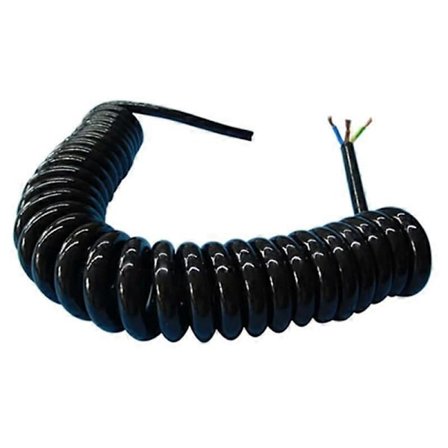 2025 Seneste Model 2-leder/3-leder/4-leder PU Spiral Fjederkabel Ledning 18 AWG 17/15/13Awg Strømkabel Stræk 1/2/3/4