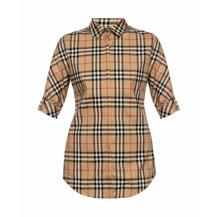 Burberry Short Sleeve Shirts inbo, Dame Skjorter, Størrelse: XS