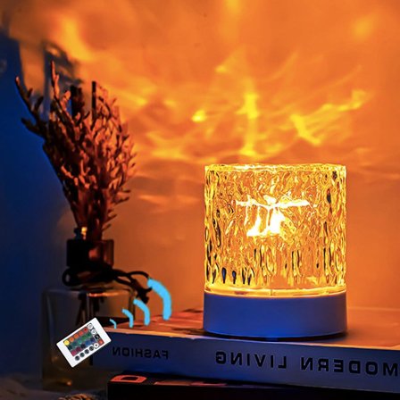 16 Färger Norrsken Vatten Ripple Lampa