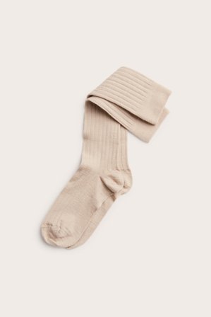 Kappahl | Knästrumpor i ullmix | Melerad beige