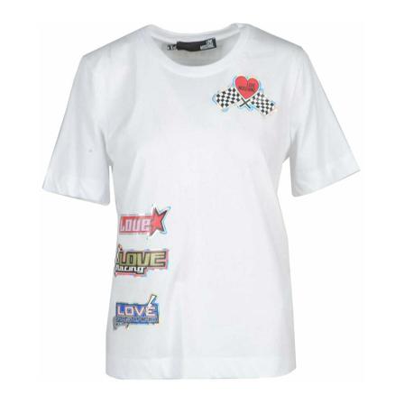 Love Moschino T-Shirt Hvid, Dame