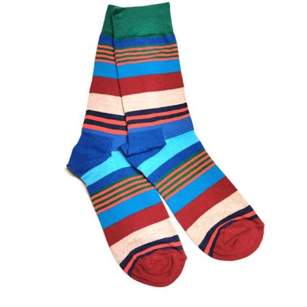 Strumpor Färgglada socks 1 par Storlek 36-40