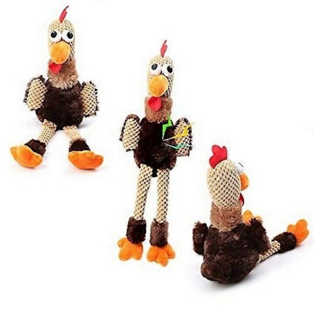 Legetøjkylling til kæledyr, tyggelegetøj til hunde, slank kyllingelegetøj i plys, rengørende tænder, bidelegetøj, puslespilslegetøj