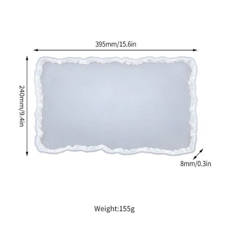 Støpeformer for epoksyharpiks Coaster Mold D D