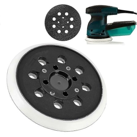 Slipeplate med borrelås for Bosch PEX 300 AE, 125mm tilfeldig orbital slipemaskin